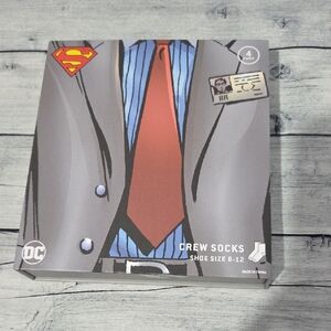 DC Navy Gray Packaging with Red Accent